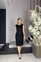 G0923 Tulle Design Dress Black