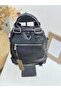 1029 Model Double Handle Backpack Leather Women's Bag with Keychain and Gift - 4
