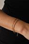 Steel 2-Piece Combination Paperclip and Thin Italian Chain Bracelet Minimal Tarnish 17+4cm Florya Bracelet - 5