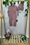 Motif Pattern Pocketed Woven Jumpsuit with Hat - 3