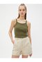 Crop Athlete Basic Thin Strap Piping Detailed - 3