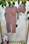 Motif Pattern Pocketed Woven Jumpsuit with Hat - 2