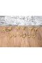 6-Piece Japanese Rose Detail Gold Tea Spoon Set- Decorative Spoon(Buy by Reading the Description)