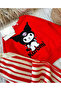 Kuromi Printed Girl's Tracksuit Set - 5
