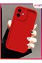 Scarlet Red Edges Thick Pan Silicone Case for Samsung Galaxy A06