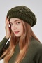 2-Piece Women's Winter Stylish Knitwear Painter Knitted Beret 2 Pieces - 5
