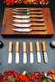 12 Pieces Set 6 Pieces Steak Kitchen Fruit Vegetable Knife and 6 Pieces Butter, Jam, Chocolate Knife Dowry Set - 5