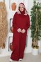 Seasonal Women's Prayer Dress - Hijab Headscarf, Anti-Sweat Clothing and Flowy Ferace - 5