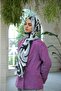 مجموعة Summer Sparkle Collection شال ناعم أسود رمادي 3044-16 - 3