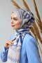 شال ناعم من مجموعة Summer Radiance باللون الأزرق الداكن 3045-04 - 3