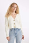Women's Cardigan R1389Az Ecru