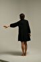 Muslin Bohemian V-Neck Long Sleeve Short Dress - 4