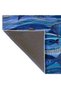 Sun Collection Blue Fishes Patterned Woven Backing Modern Decorative Rug sun14 - 2