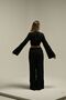 Spanish Sleeves Tie-Up Muslin Short Crop Blouse - 2