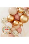 ^^ Birthday Concept *Chrome Gold*Pink Blush*Sea Sand*Transparent* 60 Balloon Chain Dfrt - 2