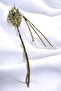 Stone Feather Model Fringed Casting Metal Bar Buckle Buckle - 2