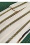 Cream Color T6 Gold Teeth Bone Zipper Gold Head - 10 Meter Zipper - 10 Pieces of Head - 3