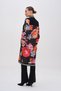 Black Sports Cap Floral Patterned Jacquard-Crepe Comfortable Fit Double Pockets Zippered 36-42 Size 110 cm - 8