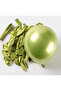 5 Inch Mini Green Metallic Balloon 25 Pieces