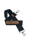 Black Color, Custom Bag Strap in Your Name for Personal Style, 220 cm Adjustable, Long Bag Strap