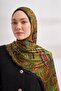 شال من سلسلة خاصة بنمط الفوال العرقي - أسود برتقالي - 2