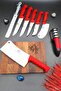 8 Pieces Set Kitchen Meat Butcher Sacrifice Swimming Knife Surmenese Onion Dumpling Row Set Masat Sharpening Apparatus - 6