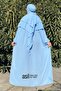 Asil Ferace Sufle Veil Set Baby Blue - 3