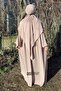 طقم حجاب سوفليه نبيل باللون البيج - 3