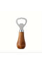 Purple Wooden Bottle Opener Silver