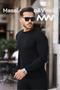 3-Piece Men's Knitwear Sweater Set Black, Grey, Emerald Green - 4