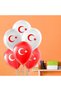 Pastel Balloon Printed 20Pcs -Moon Star Printed- - 2