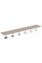 Ristoran 500PE 24-Seater Square Pantry Table Home & Kitchen Organization-Linen,720Cm