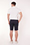 Men's Modal Blend Chino Slim Fit Shorts Navy Blue - 4