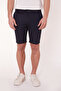 Men's Modal Blend Chino Slim Fit Shorts Navy Blue - 5