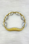 Gold Bride Bridesmaid Tambourine Tambourine Defi, Henna Night Wedding Groom Circumcision Halay Plastic Tambourine with Metal Bell 10 Pcs - 3