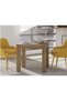 2-Seater Wooden Dining Table for Kitchen, 80cm, Vintage Santa Fe Oak Finish - 2