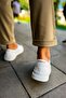 CH979 Santoni CRT Sports Men's Shoes WHITE - 5