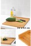 Cutting Board with Bamboo Edge Decorative Countertop Accessory, Large Size Cutting Board