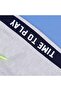 Boy's Long Sleeve Thick Sweatshirt - Pants Bottom - Top Set - 11454 - Navy Blue Melange - 3
