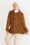 Double Pocket Plush Cardigan Brc2202 - 5