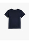 Crew Neck Short Sleeve Print Detailed Cotton T-Shirt - 2