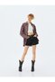 Mini Button Pocketed Relaxed Fit Denim Shorts