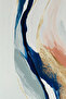 Hari̇kabi̇rev | Turquoise-Gray-Cream Abstract Patterned Model 2 | Framed Tempered Glass Table Single Vertical - 2