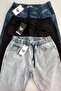 Men's Elastic Waist Casual Baggy Jeans - 8
