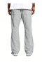 Black Wide Cut Jogger Leg Sweatpants - 2
