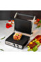 Stainless Steel Grill Maker,  Timer&Temperature Control, NonStick Cooking Plate & Cool Touch Handle - 7