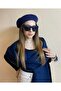 Double-Sided Navy Blue Shawl and Wool Painter Set - Valentine's Day Gift - 2