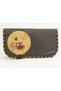 Large Wallet with Owl Figure Ethnic Bohemian Retro Vintage Style - Anthracite - 2