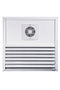 45X60 White Aluminum Surface Bonding Grille with Aspirator (Ventilation - Fan) - 2