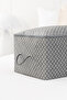 3-Piece Herringbone Grey Printed under Base Sweater Pique Blanket Clothes Outfit Cover / 52X28X21 - 5